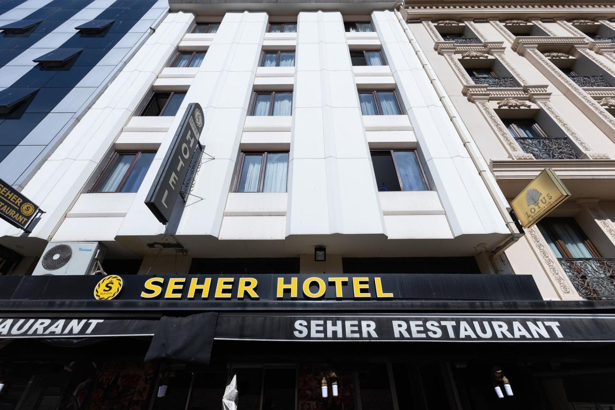 Seher Hotel Istanbul Exterior foto